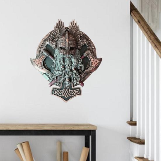 Viking Decor Creepy Head Ornamental Wall Hanging Skulls Head Decor