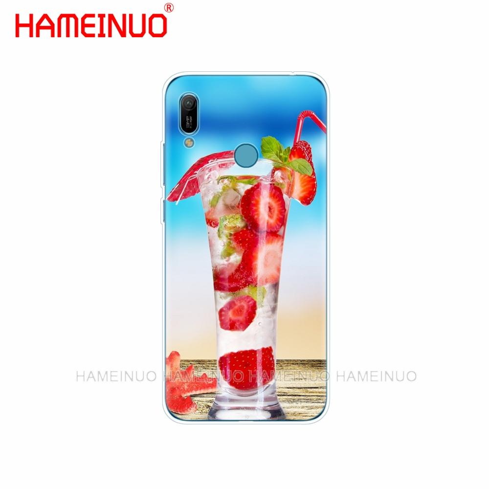 Silikonový kryt na telefon huawei Y5 Y6 Y7 Y9 PRO PRIME 2019 honor 8s 8a 20 LITE PRO 10i view 20 V20 Beer Summer Cocktai Food
