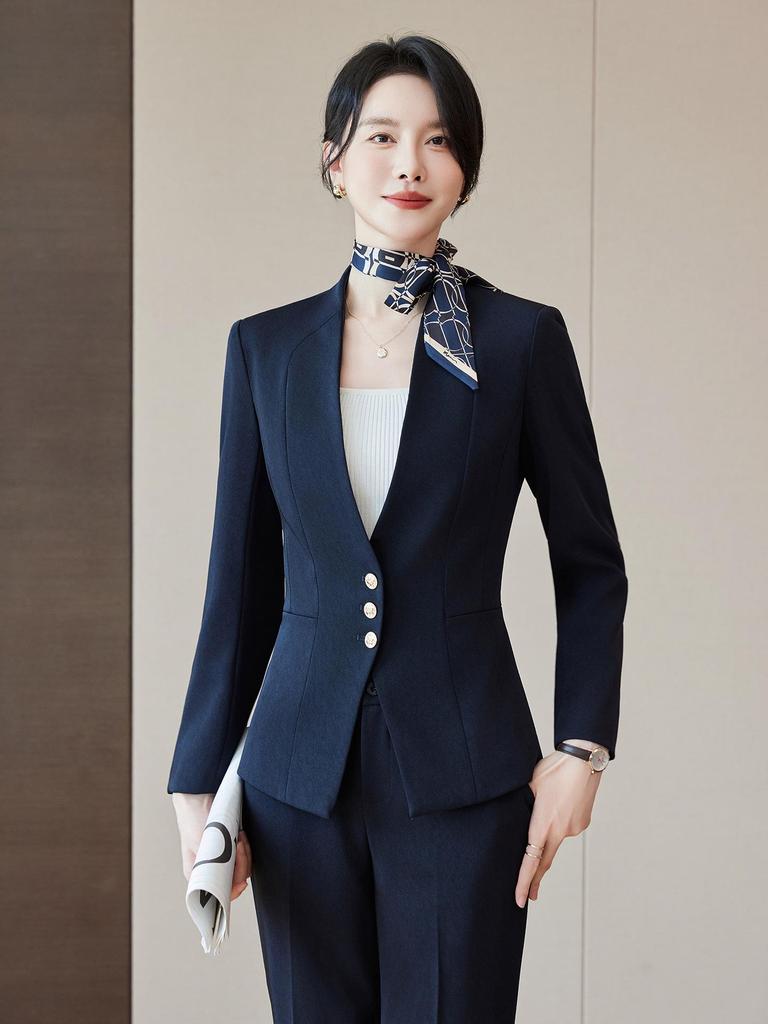 Women's Red Suit Set 2025: Elegant Autumn Formal Wear for Professional Occasions