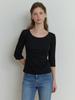 Liel Hata 3/4 Sleeve T-Shirt (Black)