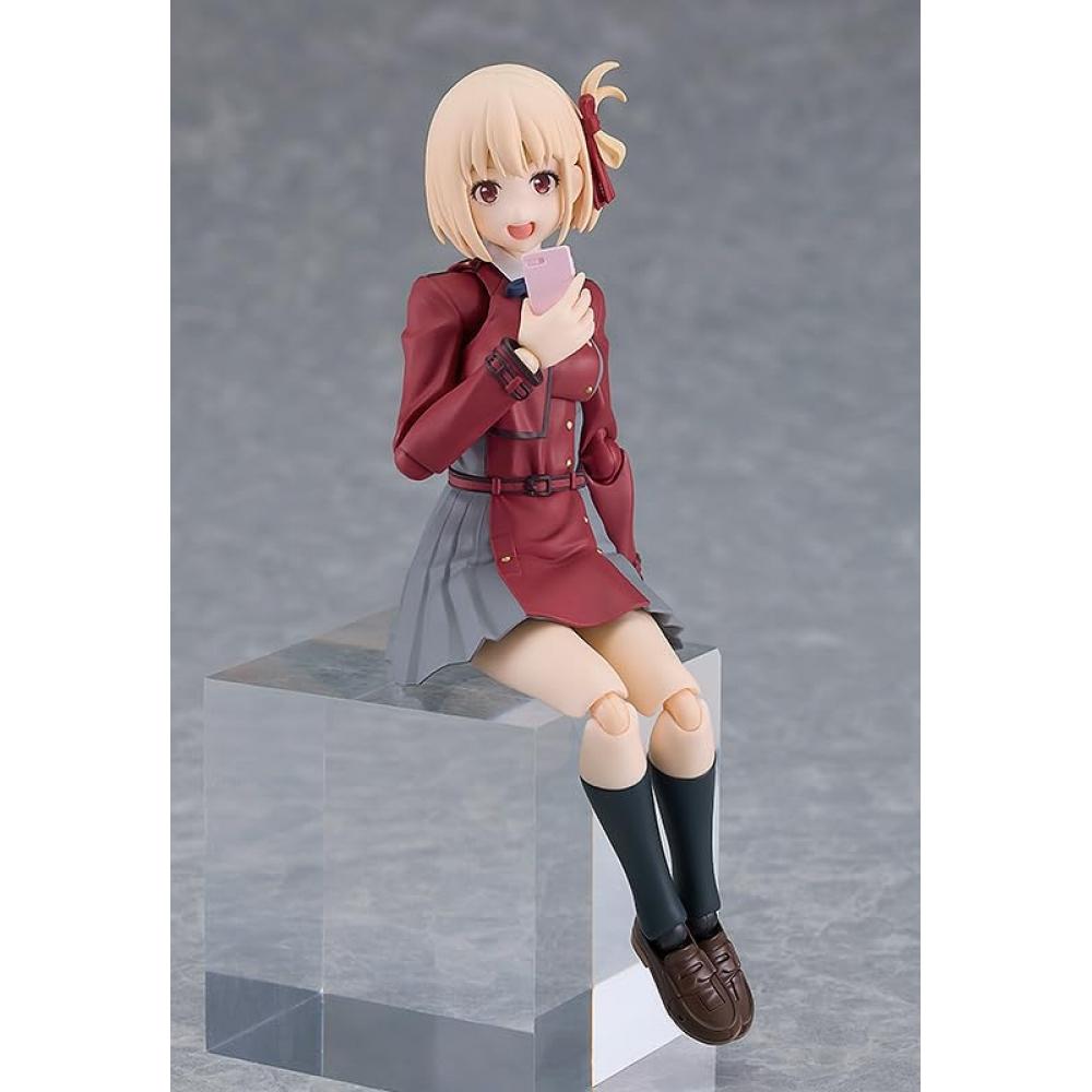 Figma Lycoris Recoil Senzoku Nishikigi Maßstabslose bemalte Bewegliche Figur aus Kunststoff