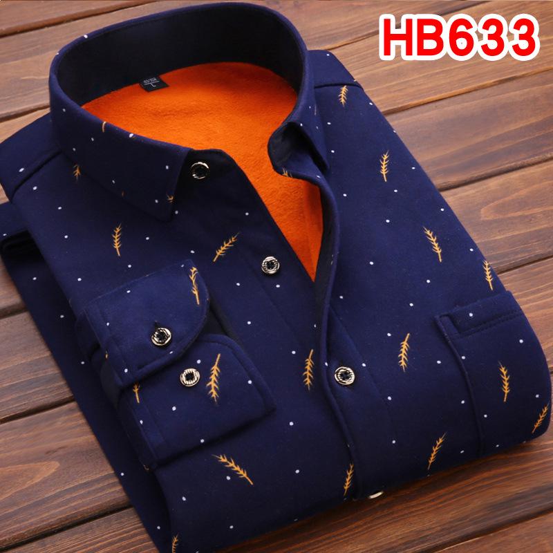 Men's Retro Plaid Fleece-lined Winter Shirt - Thick, Warm, Long-sleeved Casual Top for Middle-aged and Elderly