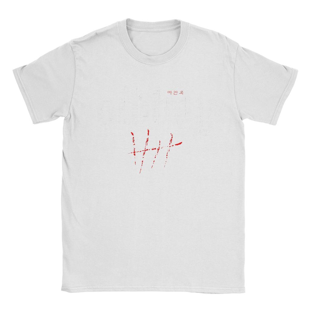 Oldboy Film T-Shirt Unisex 100% Baumwolle Lustige T-Shirts Rundhals T-Shirts Kurzarm Tops 6XL