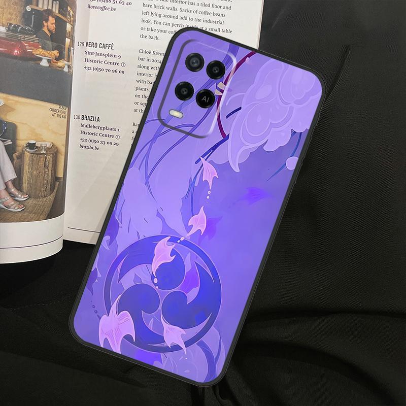 Genshin Impact Raiden Shogun For Oppo A78 A98 A80 A40 A60 A18 A38 A58 A15 A17 A77 A74 A94 A54 A57S A16 A76 A96 Phone Case