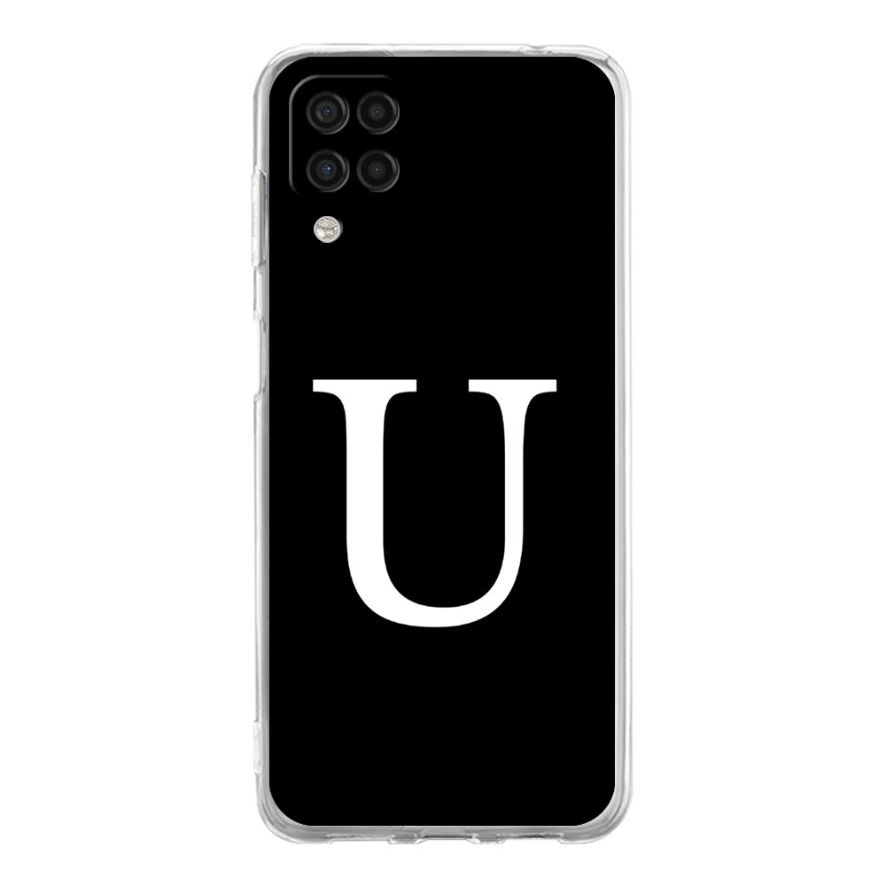 Phone Case For Samsung A13 A33 A35 A55 A73 A53 A23 A51 A71 A21S A31 A41 A05s A03S A15 A25 5G Cover Initial Letter A Z Fashion