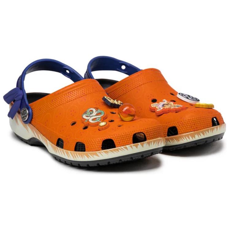 Mens Dragon Ball Z X Crocs Classic Clog Son Goku Unisex Sneakers Orange Multi 210826-90H