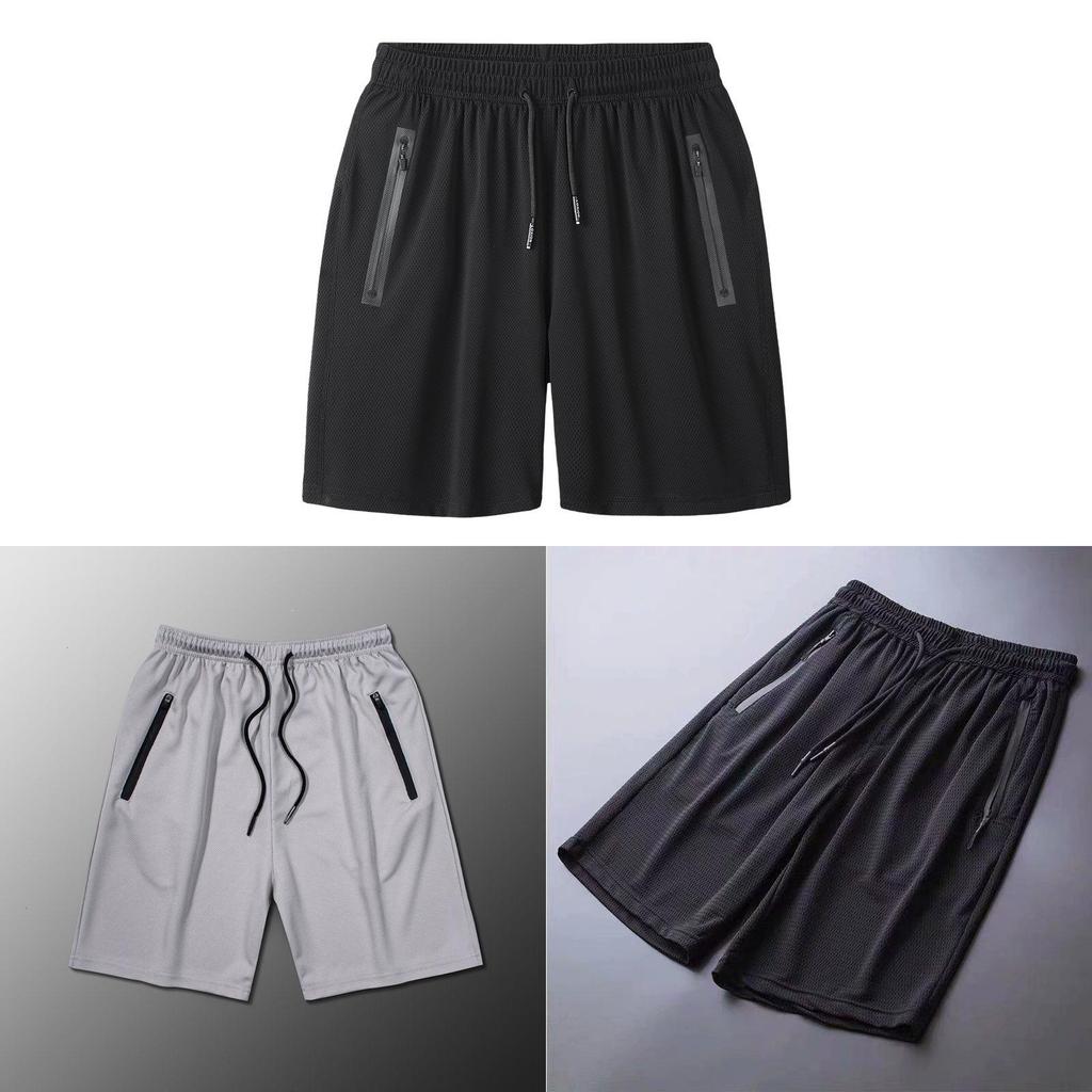 Ice Silk Short Pants For Men Summer Breathable Quick Dry Athletic Wear For Teens
