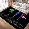 16 Styles Pole Dance Art Printing Carpet Home Decor Mats Pole Dance Classroom Large Area Four Seasons Floor Mat Machine Washable