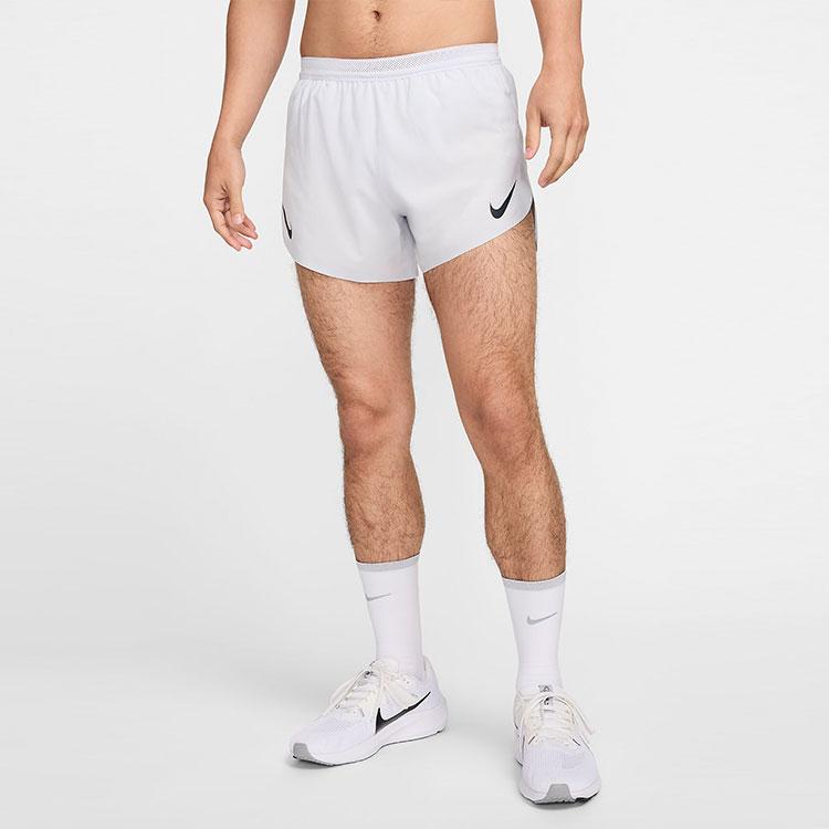 Nike Aeroswift Lightweight Woven Moisture-Wicking Comfortable Stretch Casual Shorts Men Shorts Football-Grey Obsidian FN3353-085