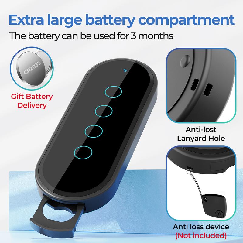 RF433MHZ Remote Control For Smart Home Devices 4 Gang EV1527 Code Transmitter 2 Way Control 433Mhz RF Wireless Switch 100m Range