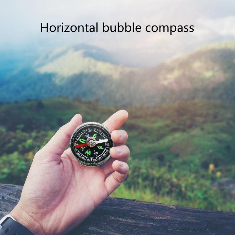 Waterproof Pocket Compassses High Precisions Horizontal Bubble Compasses Travel Navigation for Outdoor Travel Camping