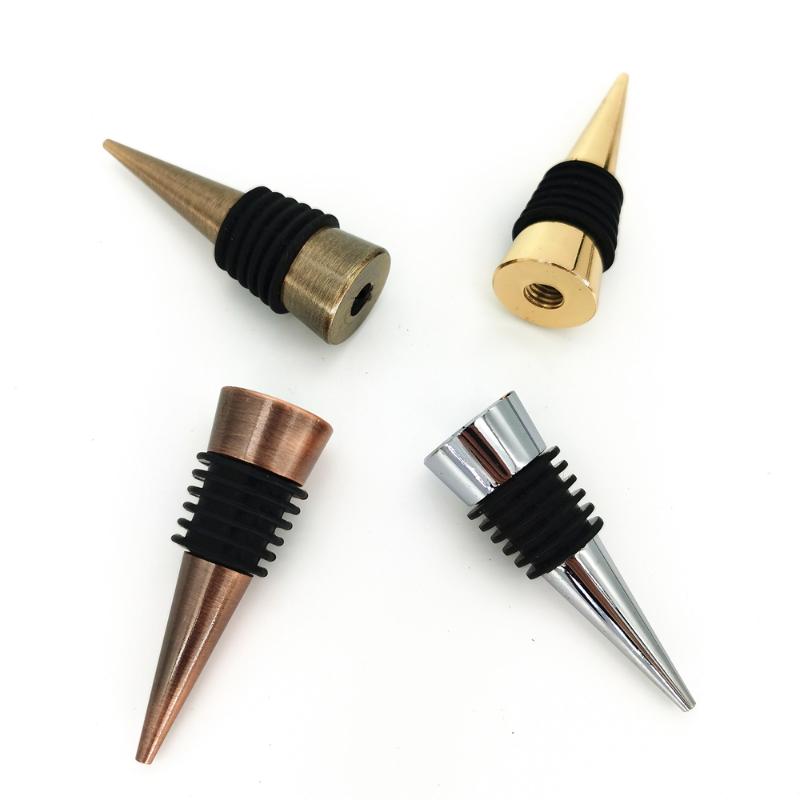 DIY Wine Stopper Parts, Metal, Food Grade, Top Quality, Beverage Bottle Stopper for Wedding Gift, Wholesale