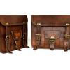 Leather Motorcycle Panniers Saddle Pouch Bag Side Real Two Bags New