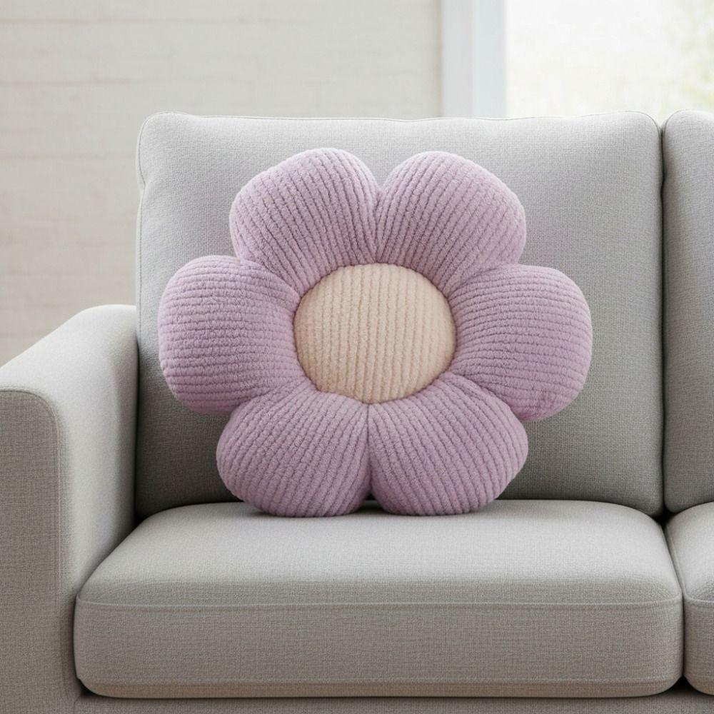 Decorative 40CM Flower Shape Cushion PP Cotton Stuffed Soft Flower Pillow Thicken Cartoon Chair Mat Gifts
