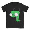 Gir Invader Zim T Shirt Unisex 100 Cotton Vintage TShirts Crewneck Tees Short Sleeve Clothes Birthday Gift
