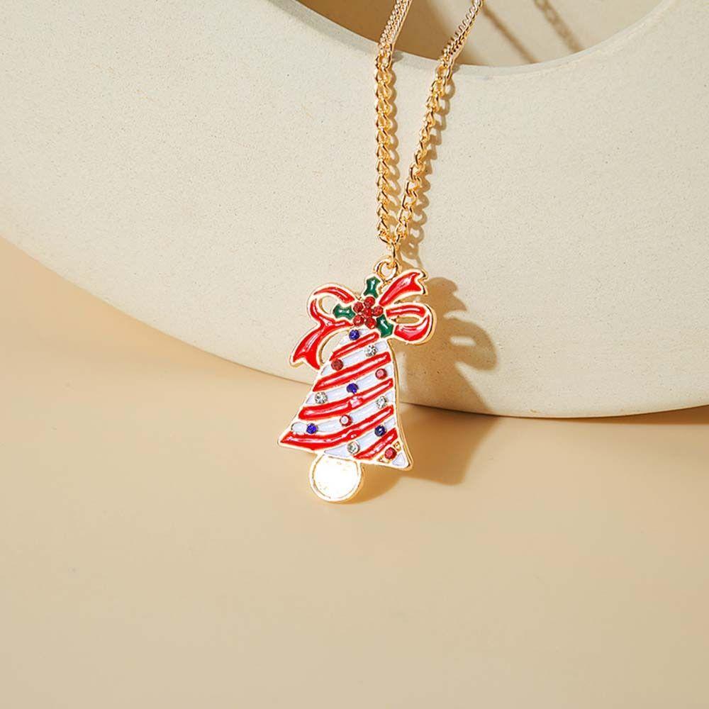 Jewelry Santa Claus Elk Snowman Choker Christmas Necklace Women Pendant Necklace Clavicle Necklace