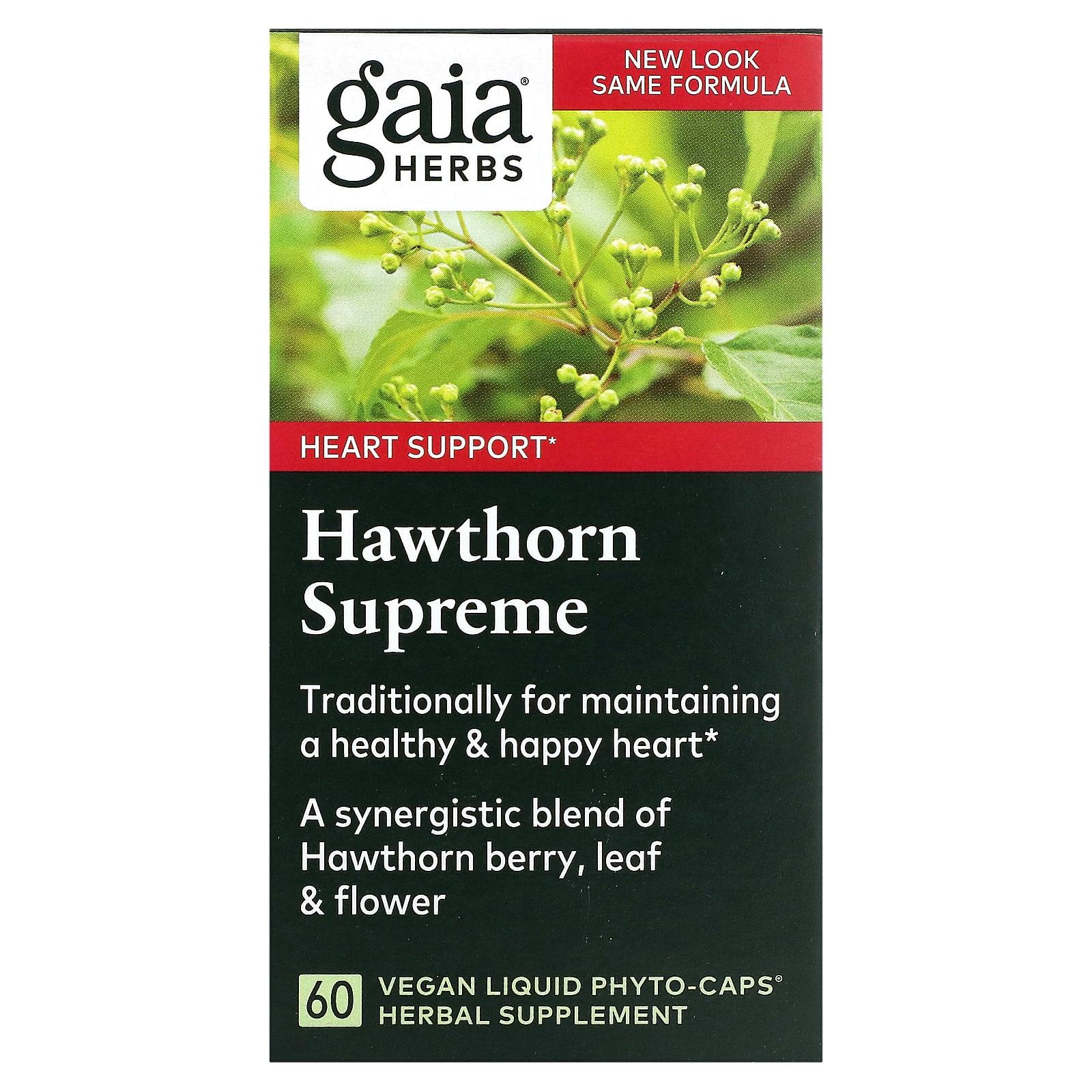 

Hawthorn Supreme, Veggie Liquid Phyto-Caps 60 Tablets (500Mg per Capsule)