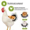 Practical Adjustable Hen Apron Waterproof Washable Chicken Saddle Breathable Poultry Back Protector Chicken Clothing