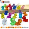Seven-Color Crystal Unicorn Amusement Park Ornament Excavation Toy