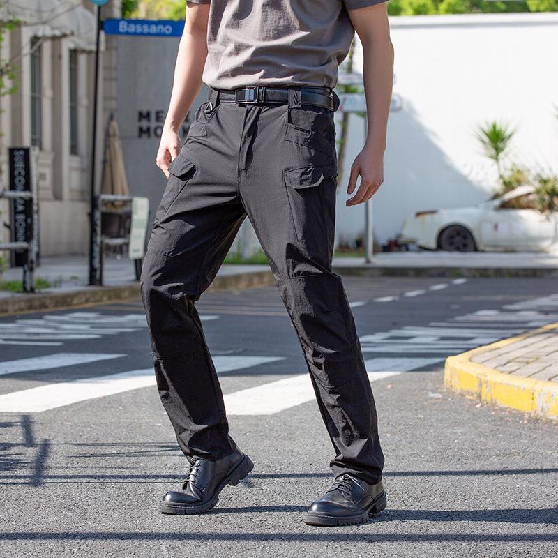 Quick-Dry Elastic Tactical Pants for Summer: Mountaineering, Training, & Work