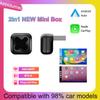NEW 2in1 Wired To Wireless CarPlay Mini Box Android Auto Adapter BlueTooth WiFi Connect Plug&Play For USB/Type C Dongle