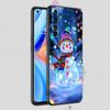 Christmas Snowman Soft TPU For Realme 13 12 11 10 9 Pro Plus GT3 GT2 C21 C25 C35 C53 C55 C67 Pro 5G Phone Case Cover Fundas Bags