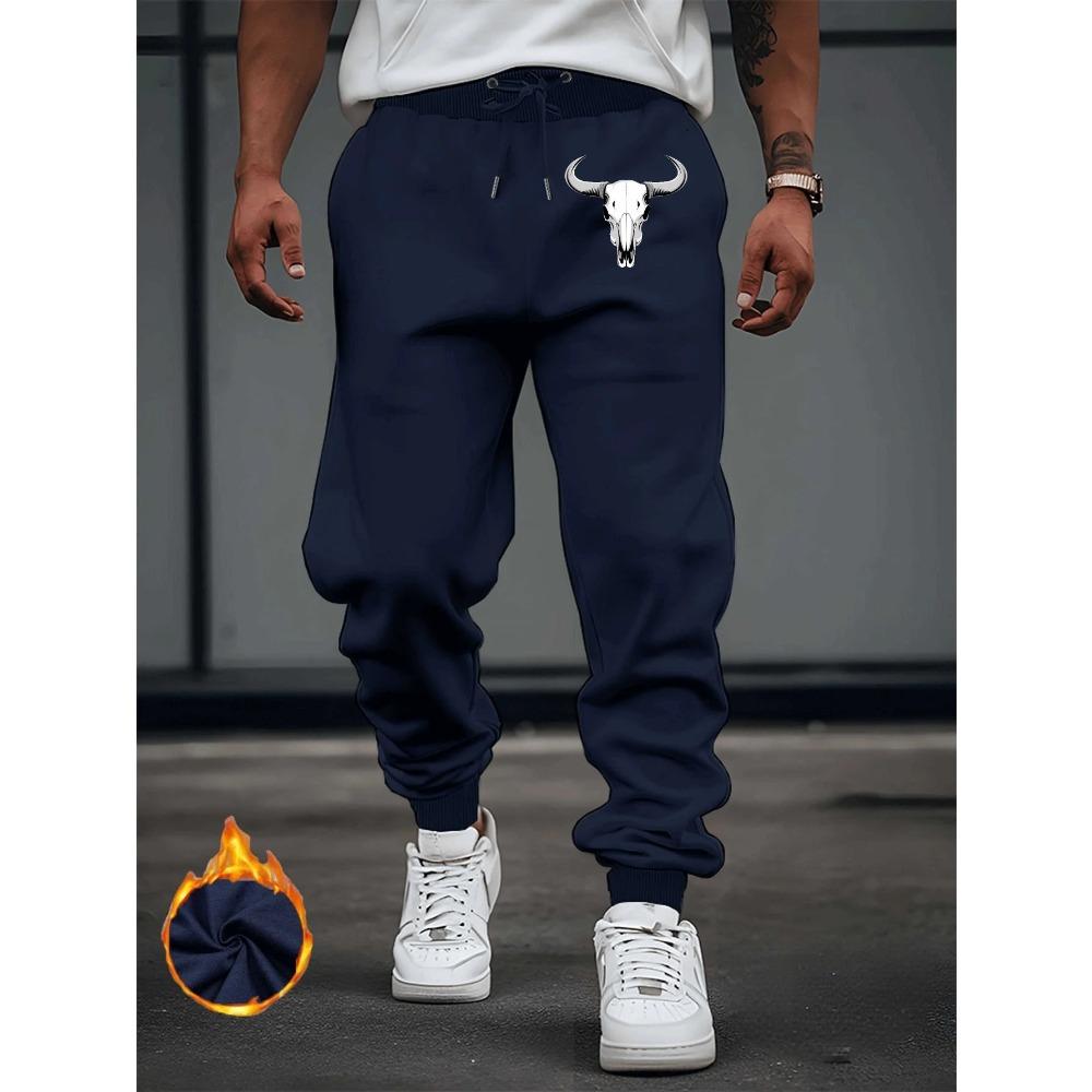 Mens Print Lounge Pants New Style Autumn Winter Male Fashion Streetwear Sweatpants