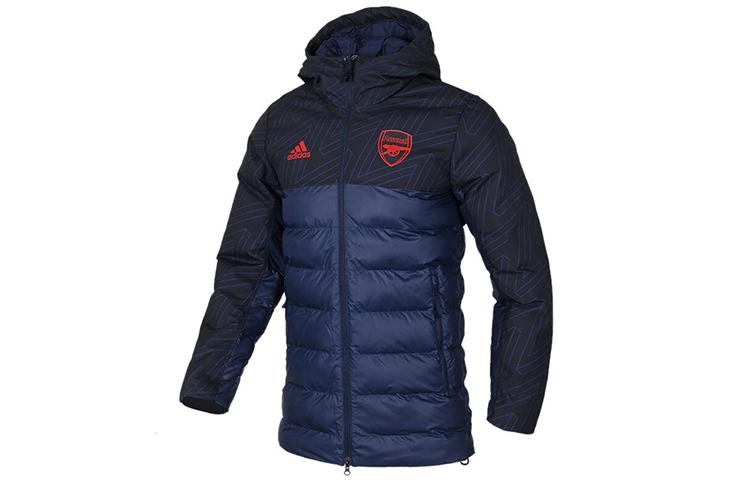Adidas Parka Coats Men s Blue Hooded Moderate EH5625 XL