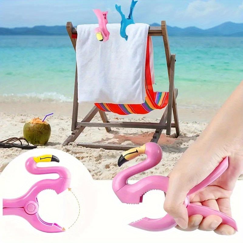 1Pc Cute Plastic Beach Towels Clips For Sunbeds Sun Lounger Animal Decorative Clothes Pegs Large Drying Racks Retaining Clip