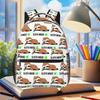 Sloth Mode Graphic Backpack Student Boys Girls BookBag Kids School Bag Computer Shoulder Bags for Men Women