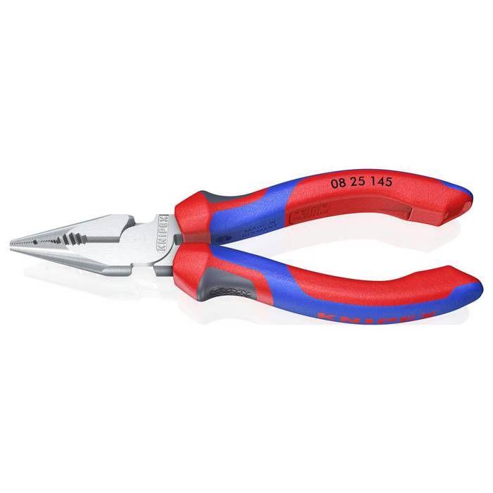 Univerzální kleště KNIPEX - polokulaté čelisti - 145 mm - červená ocel