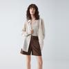 ELLE Elegant Textured Commuter Long Sleeve Shirt Women shirts EC52456