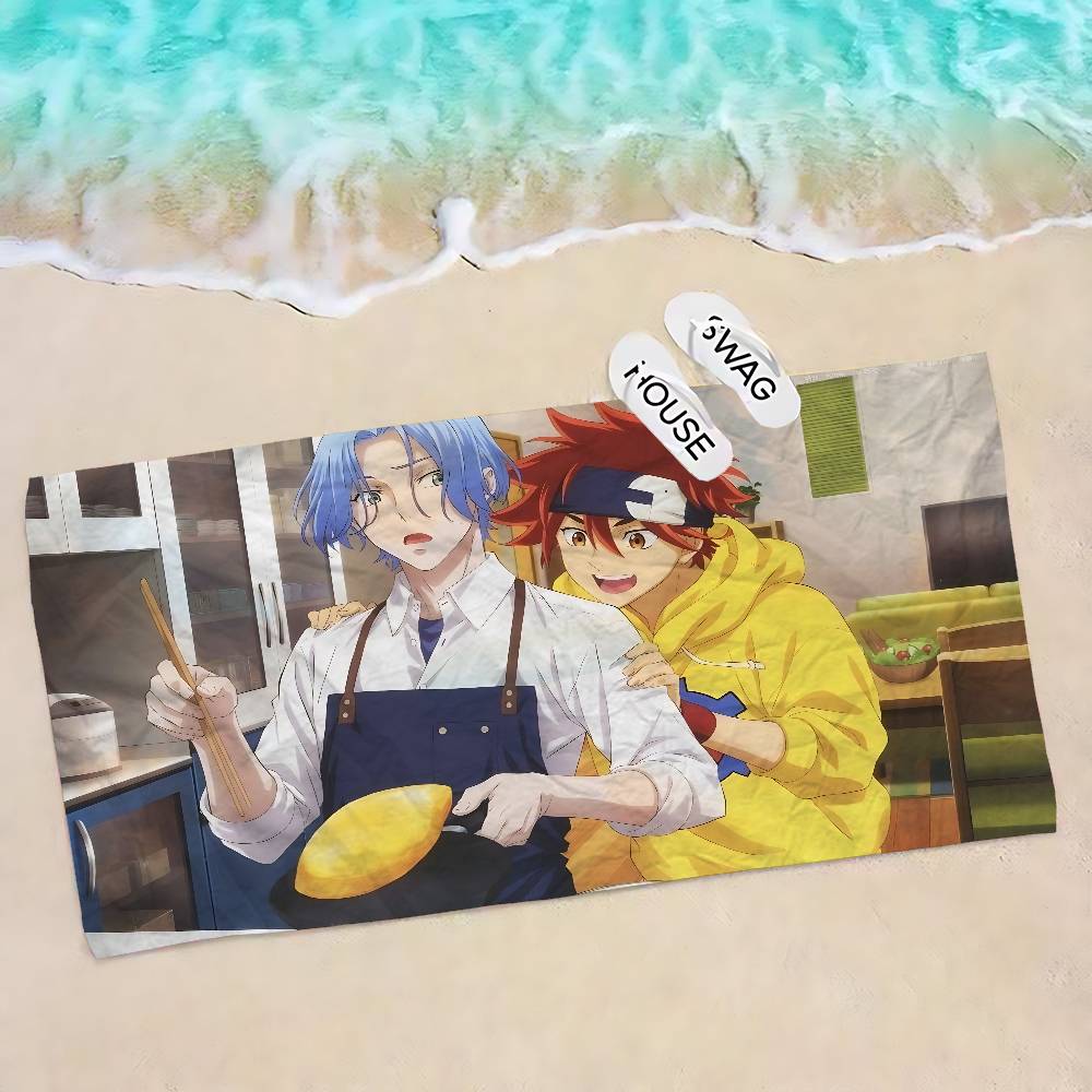 SK8 the Infinity Cartoon Big Microfiber Beach Towels Quick Dry Towel Sand Beach Towels Pool Towel for Travel Swim Pool Yoga