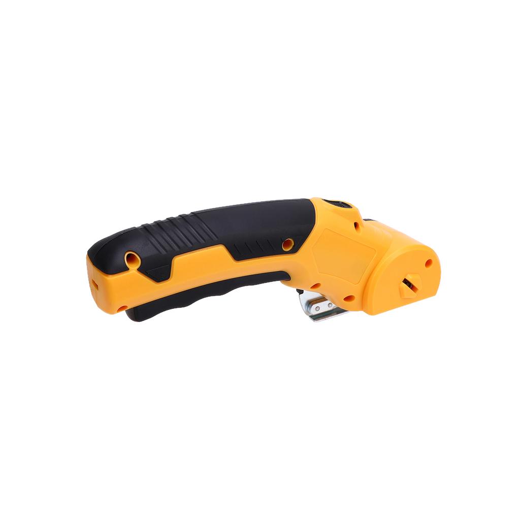 Cordless Electric Scissors 3.6V Re Able Cardboard Box Cutter Fabric Scissor with Spare Blade   Lock & LED Light for Leather Carpet Plast