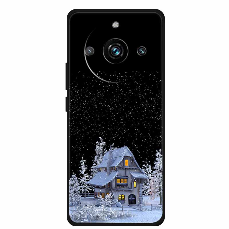 2024 Christmas Phone Cases For Realme 11 Pro Plus Case Soft TPU Silicone For Realme 11 Pro RMX3771 Shockproof Cover Bumper Funda