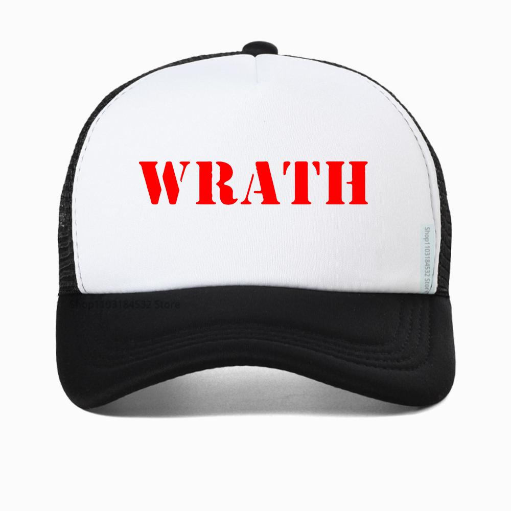Limited Wrath Natural Selection Logo Design Graphic Baseball Cap Summer Fashion Streetwear Hipster Style Hat Mesh Trucker Hats