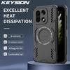 KEYSION Hollow Heat Dissipation Case for OnePlus 15 5G Silicone+PC Magnetic Cooling Shockproof Phone Cover for One Plus 1+ 15 5G