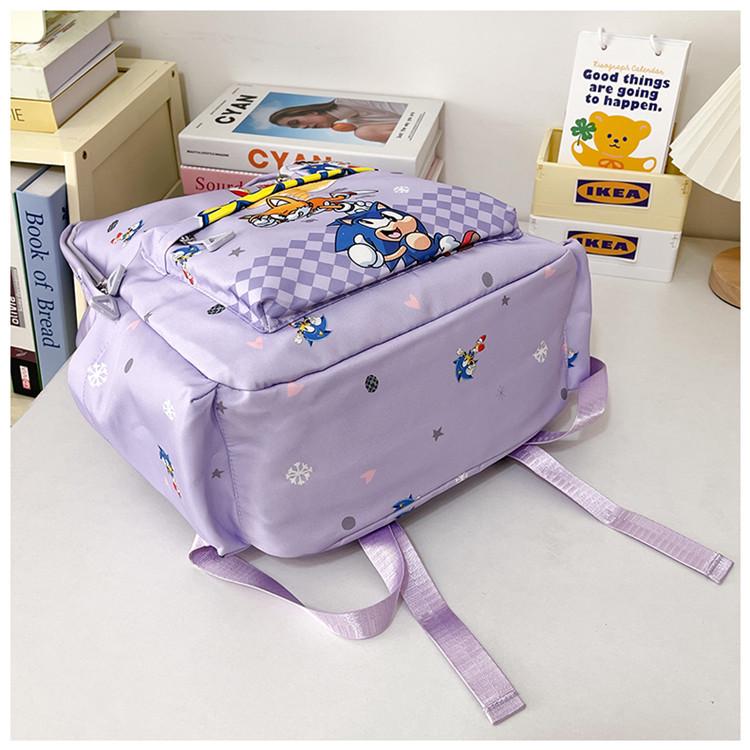 Sonic Kids' Backpack with Coin Pocket for School & Kindergarten