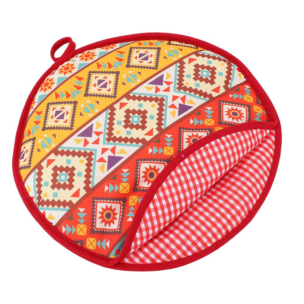 Tortilla Warmer Pouch 11.81in Microwavable Fabric Tortilla Heater Pouch Insulated Heat Keeper for Flour Pancakes Tacos