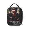 The Vampire Diaries Resuable Movie Lunch Bag Damon Salvatore Picnic Lunch Box For Men Thermal Lunch Bags Portable Cooler Bag