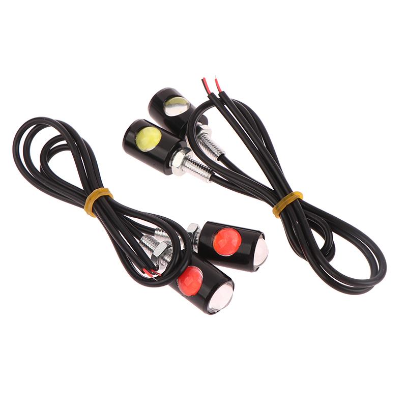 2Pcs Motorcycle Led Eagle Eye Light Turn Signal Indicator Super Bright Led Motorbike Auto Rear Tail Brake Lamp Fog Driving Light
