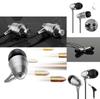 Silver Bullet Earphones Metal Deep Bass Wired Inear Headphones For Music Lovers