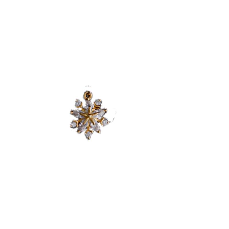 S925 Sterling Silver Snowflake Pendant Necklace - Fresh & Chic Mori Girl Style