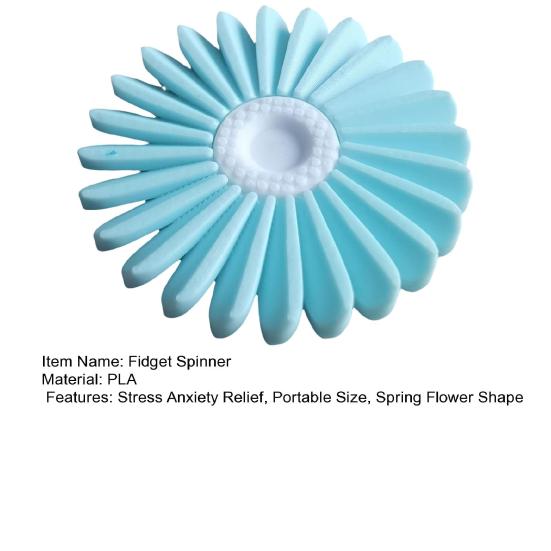 Spring Flower Fidget Spinner Toy Stress Anxiety Relief Kids Teens Adults Fingertip Gyroscope