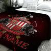 1PC Sunderland A.F Custom Name Patterned Flannel Blanket Suitable For All Seasons for Home Decor Warmth and Comfort Gifts Holiday Present