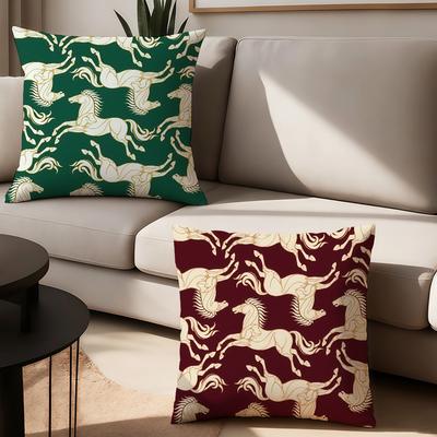 Kunst Das Königreich Rohan Pferde Kissenbezug Büro Kissen Geeignet für Sofa Auto Schlafzimmer Dekorative Kissenhülle