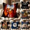 Movie E.T The Extra-Terrestrial Cushion Cover Multi-Scene Pillow Cover For Home & Car - Reversible, Soft & Durable For Daily Use