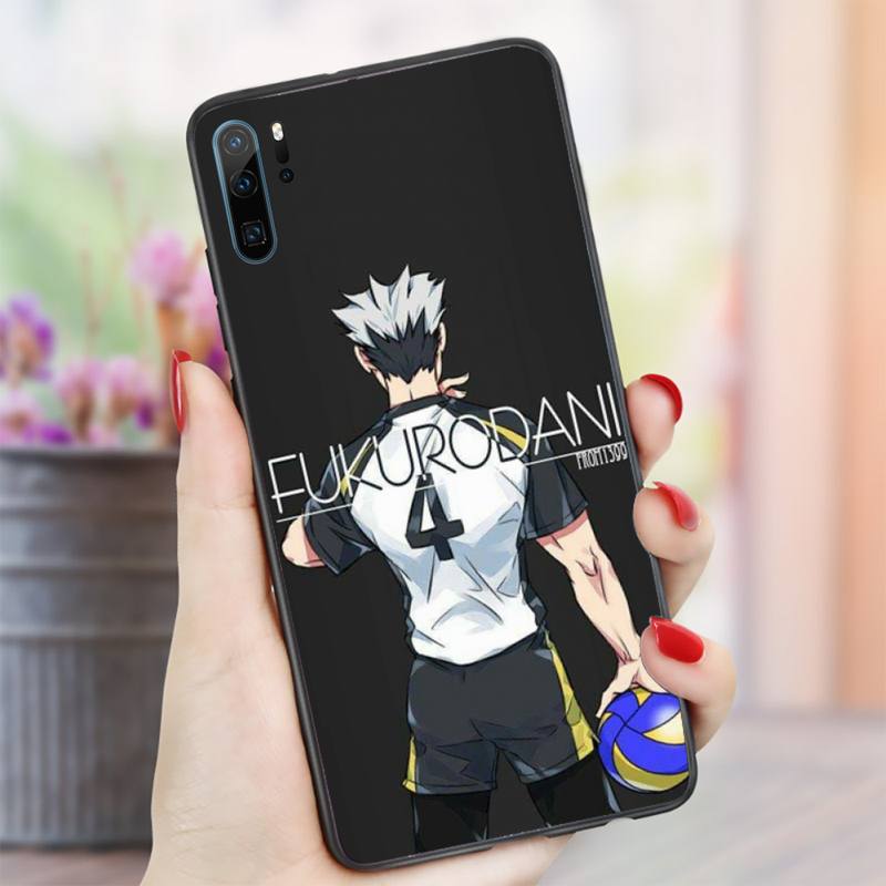 Kotaro Bokuto Haikyuu Japanese Anime Phone Case For Huawei Honor Mate P 10 20 30 40 I 9 8 Pro X Lite Smart 2019 Nova 5t