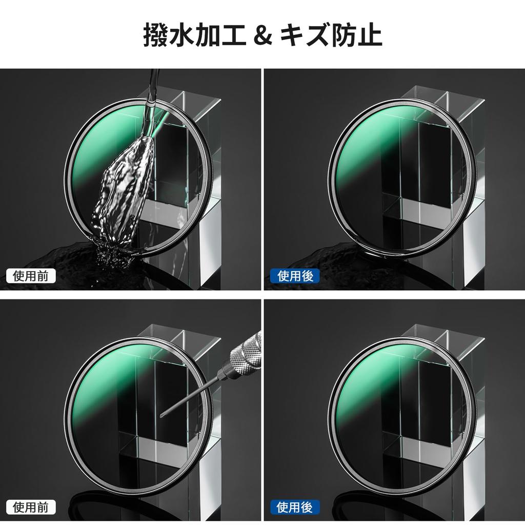 NEEWER 82mm Polarizing Durable MC CPL Circular HD Optical Lens Eliminates Enhances and Reduces Glare Filter, 24-Layer Multi-Layer Nano-Coating,