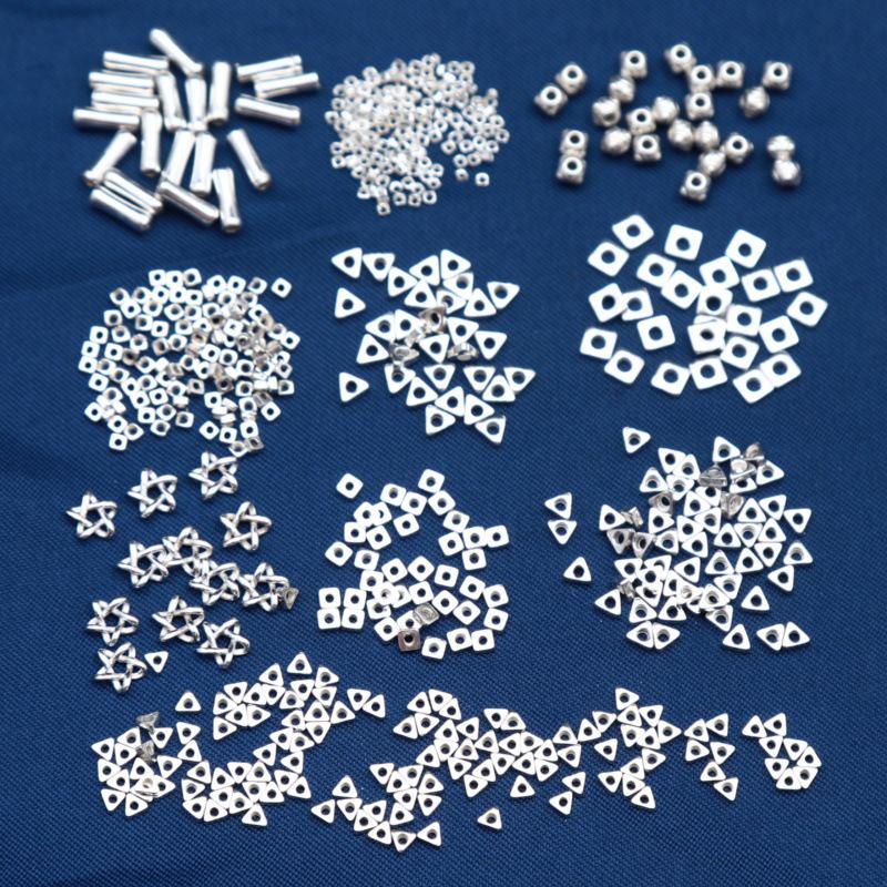 Sterling Silver Triangle & Square Fragments - DIY Handmade Accessories Parts